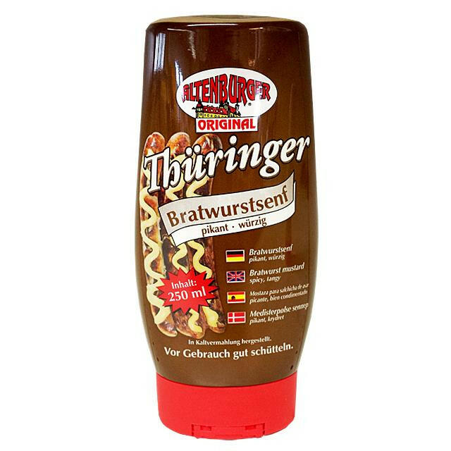 Altenburger Bratwurstsenf - 250ml Spenderflasche - Ossiladen I Ostprodukte Versand