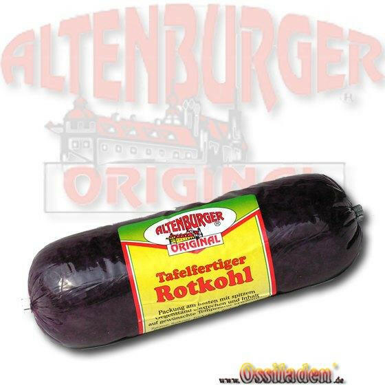 Altenburger Rotkohl im Darm