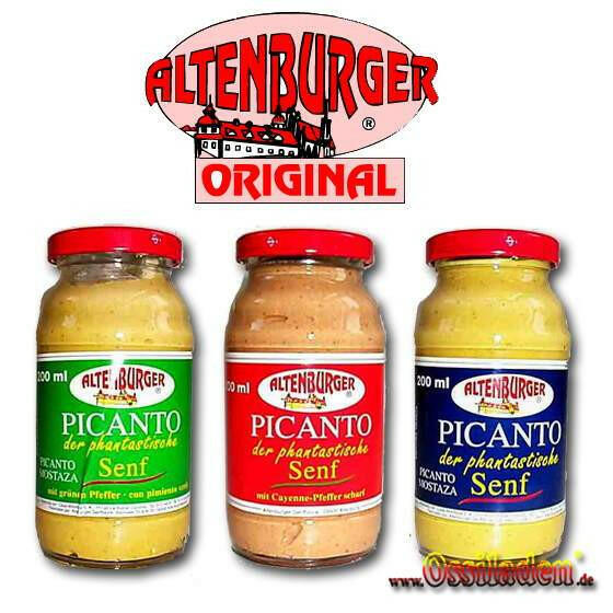 Altenburger Senf 3 x 2 Gläser *Sonderaktion*
