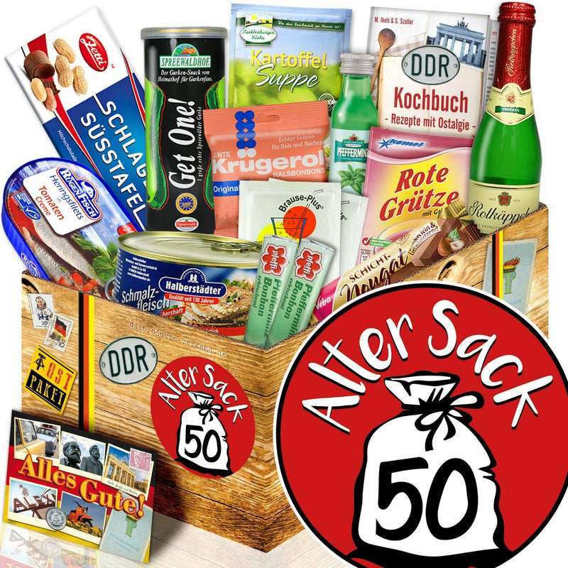 Alter Sack 50 - Spezialitäten Set M - Ossiladen I Ostprodukte Versand