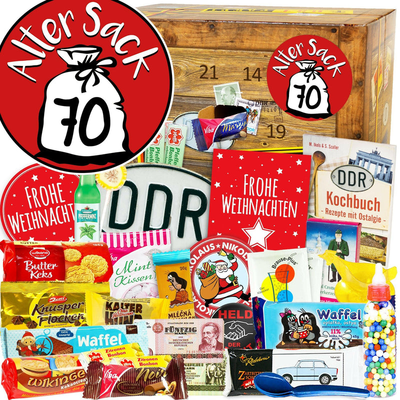 Alter Sack 70 - DDR Adventskalender - Ossiladen I Ostprodukte Versand