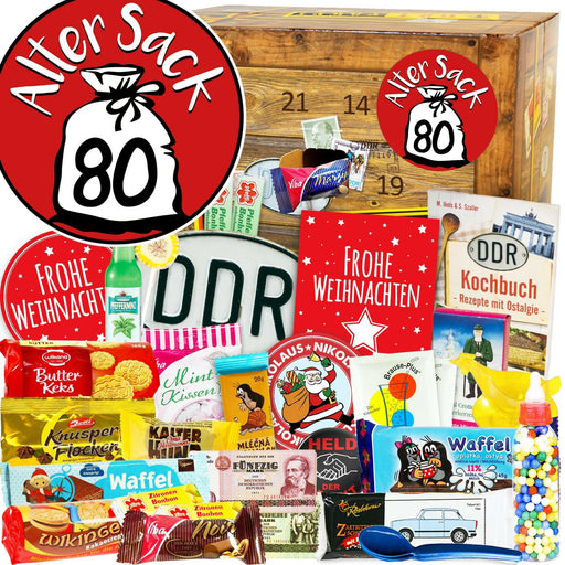 Alter Sack 80 - DDR Adventskalender - Ossiladen I Ostprodukte Versand
