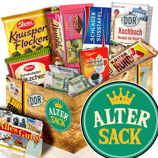 Alter Sack - Geschenkset Ostpaket "Schokoladenbox M" - Ossiladen I Ostprodukte Versand