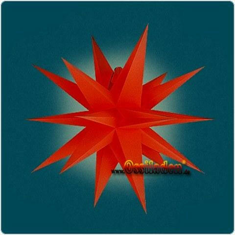 Annaberger Faltstern - rot - 60cm