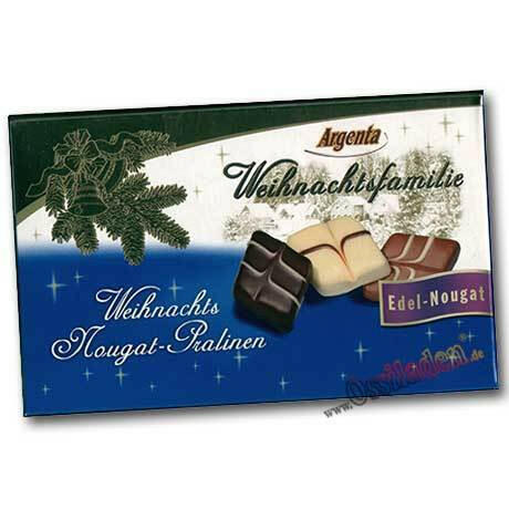 Argenta Weihnachts Nougat-Pralinen, 125g