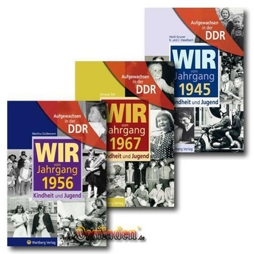Aufgewachsen in der DDR - Jahrgangsbücher