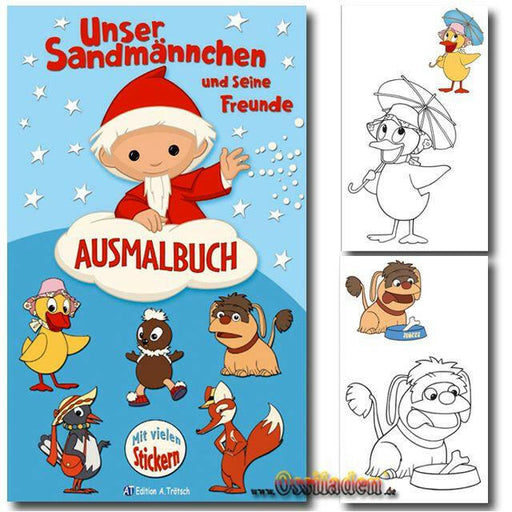 Ausmalbuch - Sandmännchen u. Freunde