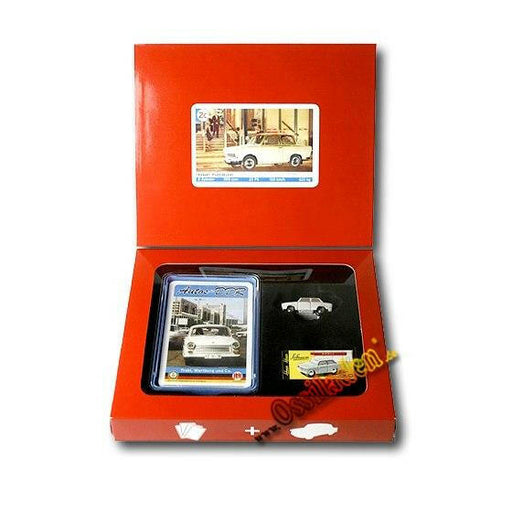 Autos der DDR - Quartett mit Modell