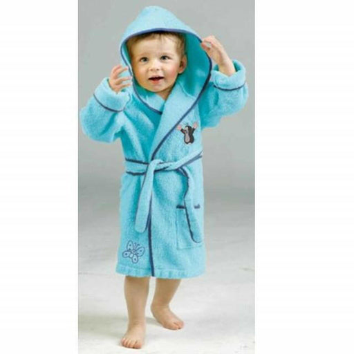 Bademantel - Der Kleine Maulwurf - hellblau