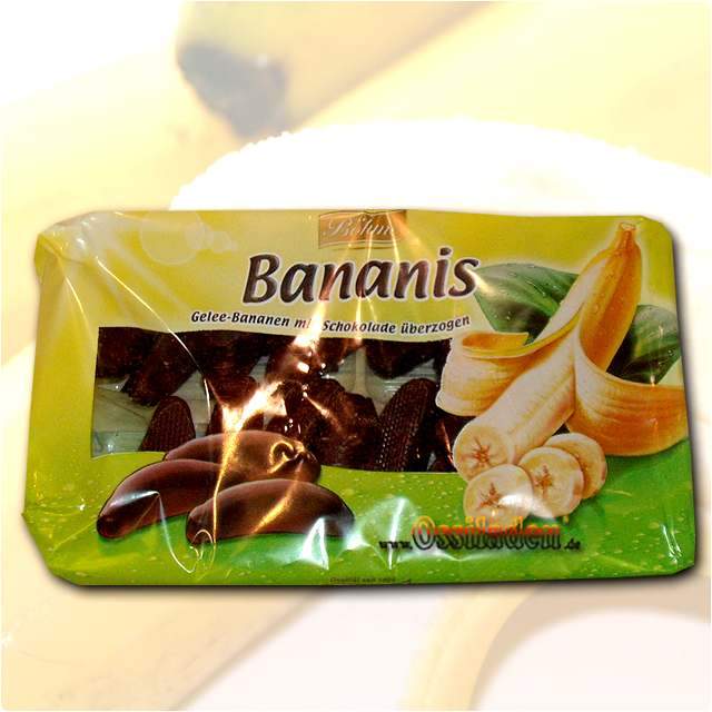 Bananis - schokolierte Gelee-Bananen (Böhme)