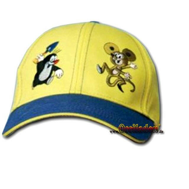 Basecap - Der Kleine Maulwurf - gelb-blau