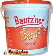 Bautzener Senf - scharf, 1l Eimer