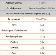 Bautzner Brutzel Sauce - Chili Senf