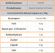 Bautzner Spreetaler Senf-Gurken