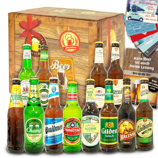 Beste Biere Welt & Deutschland 12er Set - Ossiladen I Ostprodukte Versand