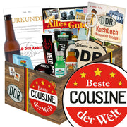 Beste Cousine - Geschenkset Ostpaket "Männer Box" - Ossiladen I Ostprodukte Versand