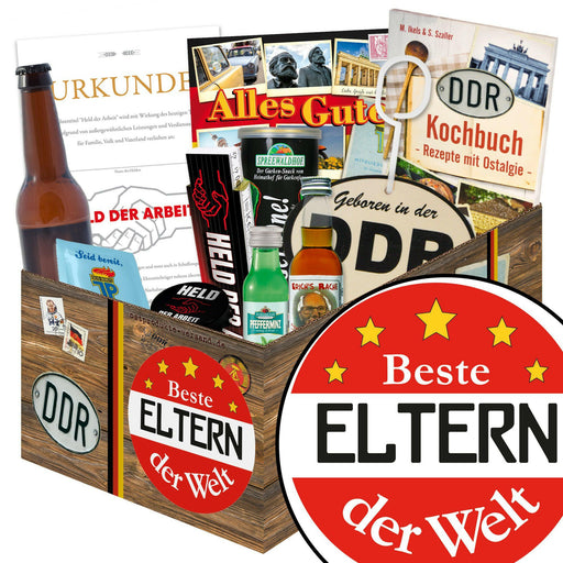 Beste Eltern der Welt - Geschenkset Ostpaket "Männer Box" - Ossiladen I Ostprodukte Versand