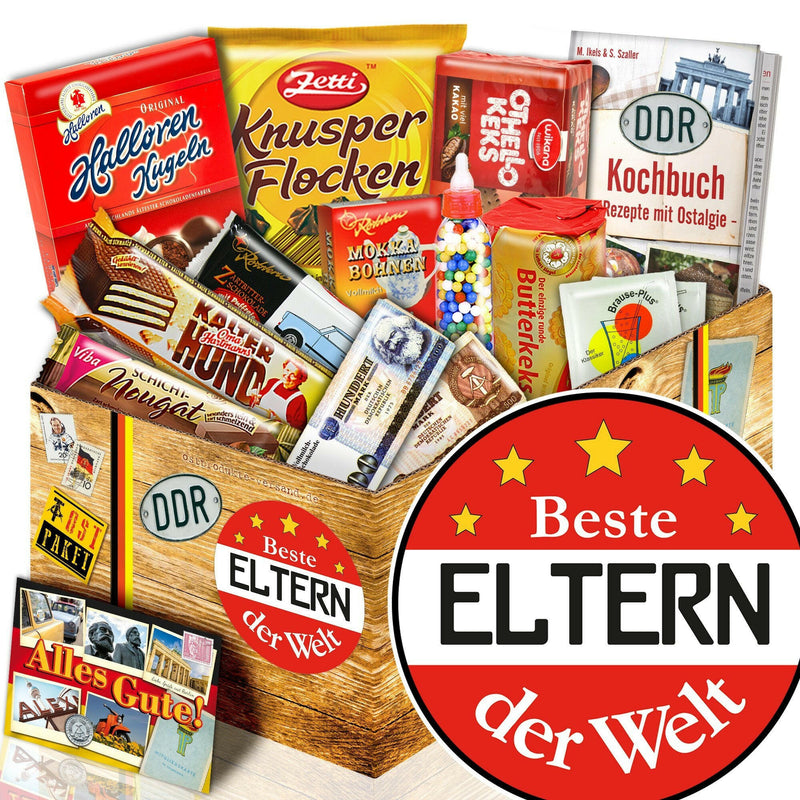 Beste Eltern der Welt - Süßigkeiten Set DDR L - Ossiladen I Ostprodukte Versand