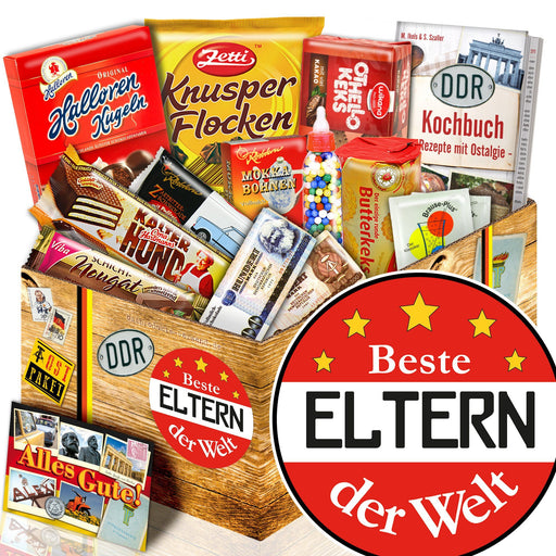 Beste Eltern der Welt - Süßigkeiten Set DDR L - Ossiladen I Ostprodukte Versand