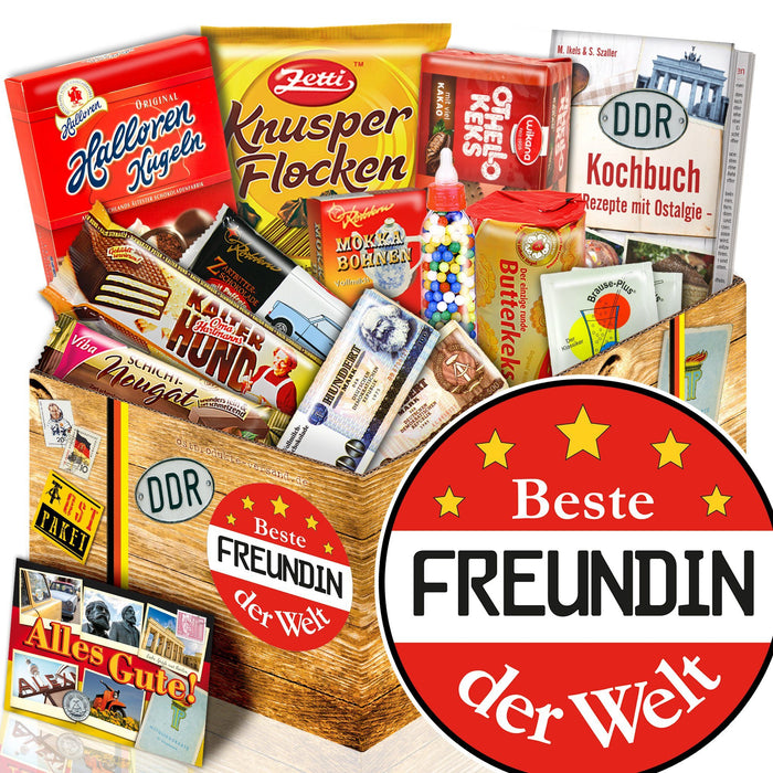 Beste Freundin - Süßigkeiten Set DDR L - Ossiladen I Ostprodukte Versand
