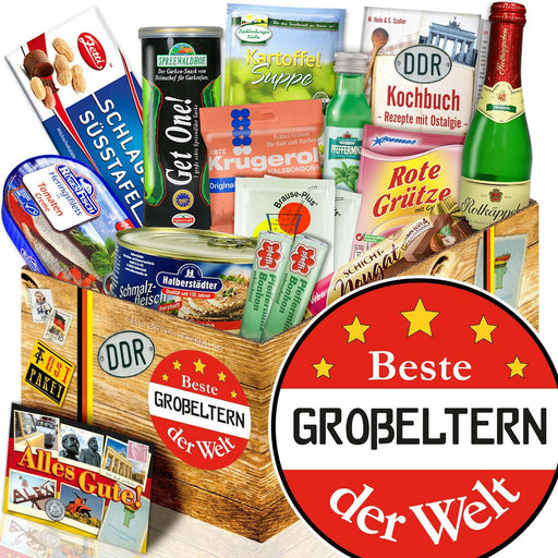 Beste Großeltern Welt - Spezialitäten Set M - Ossiladen I Ostprodukte Versand