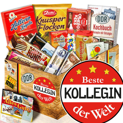 Beste Kollegin - Süßigkeiten Set DDR L - Ossiladen I Ostprodukte Versand