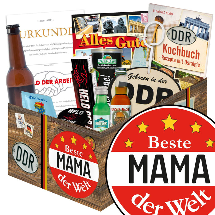 Beste Mama der Welt - Geschenkset Ostpaket "Männer Box" - Ossiladen I Ostprodukte Versand