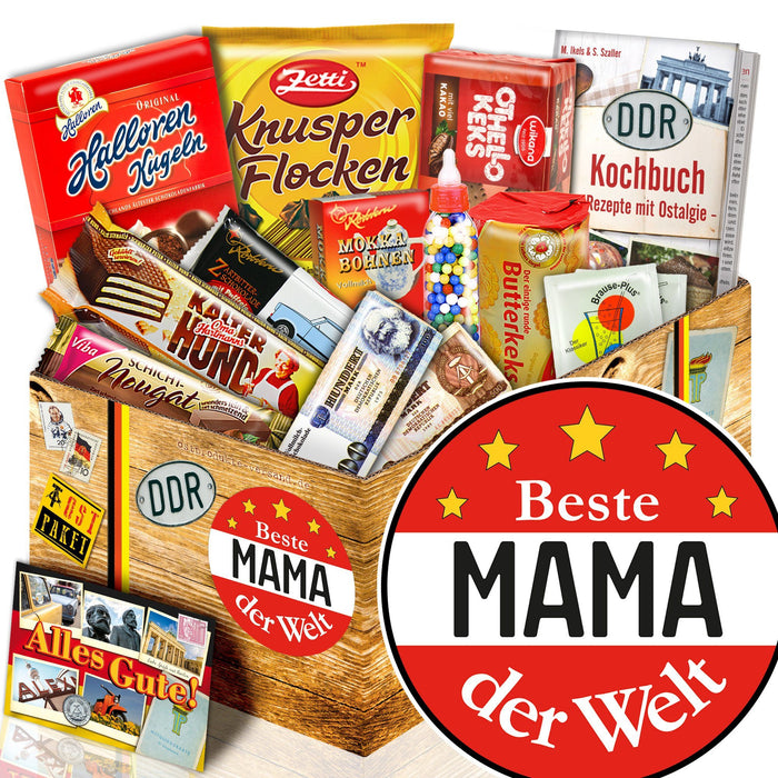 Beste Mama der Welt - Süßigkeiten Set DDR L - Ossiladen I Ostprodukte Versand