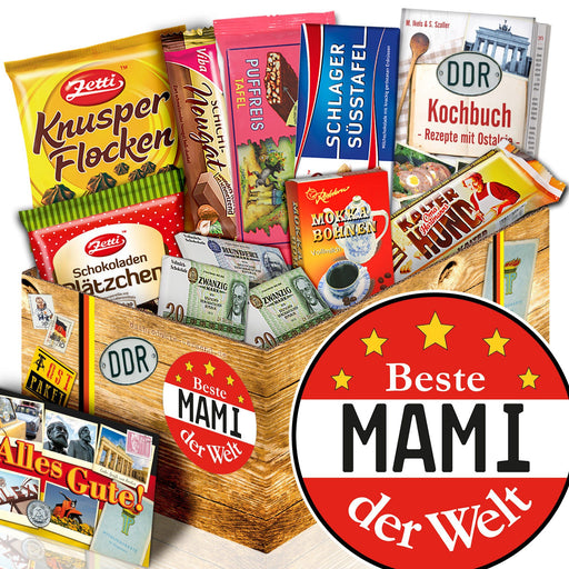 Beste Mami der Welt - Geschenkset Ostpaket "Schokoladenbox M" - Ossiladen I Ostprodukte Versand