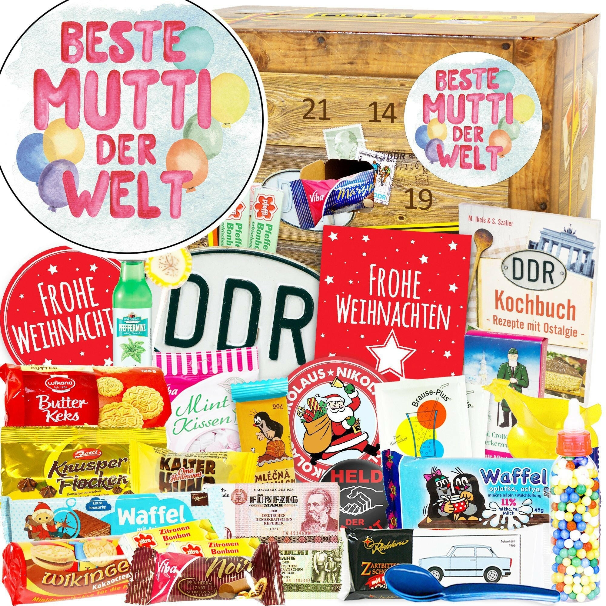 Beste Mutti - Adventskalender DDR - Ossiladen I Ostprodukte Versand
