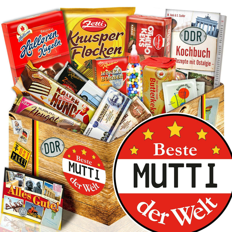 Beste Mutti der Welt - Süßigkeiten Set DDR L - Ossiladen I Ostprodukte Versand