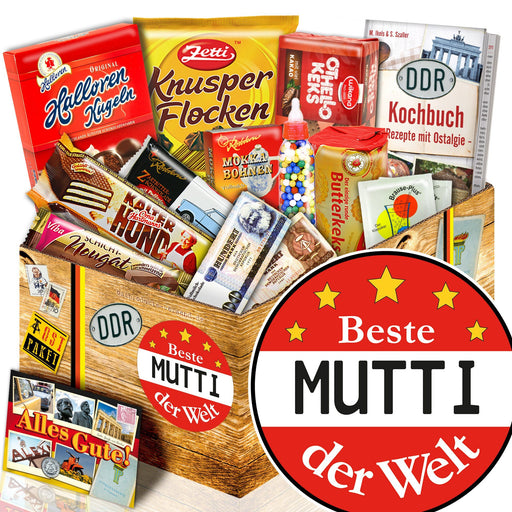 Beste Mutti der Welt - Süßigkeiten Set DDR L - Ossiladen I Ostprodukte Versand