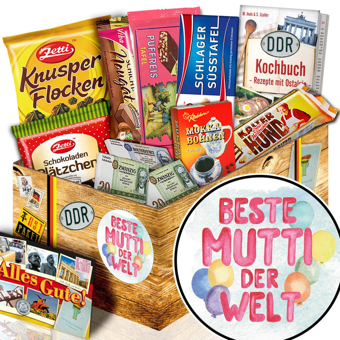 Beste Mutti - Geschenkset Ostpaket "Schokoladenbox M" - Ossiladen I Ostprodukte Versand
