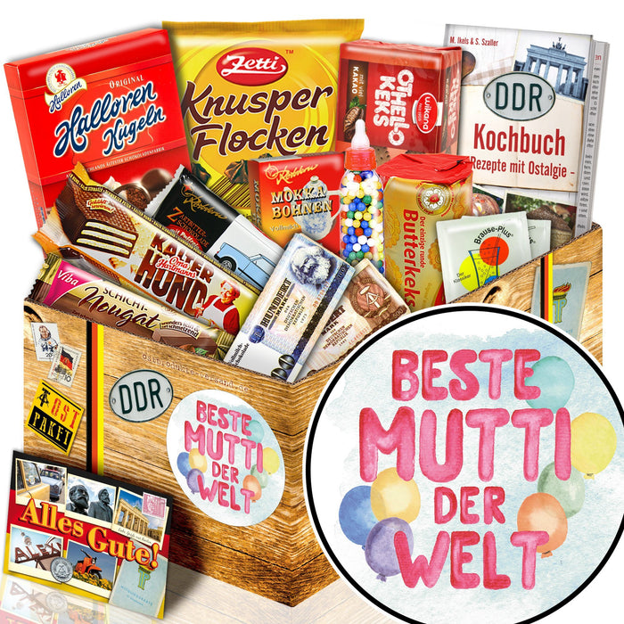Beste Mutti - Süßigkeiten Set DDR L - Ossiladen I Ostprodukte Versand