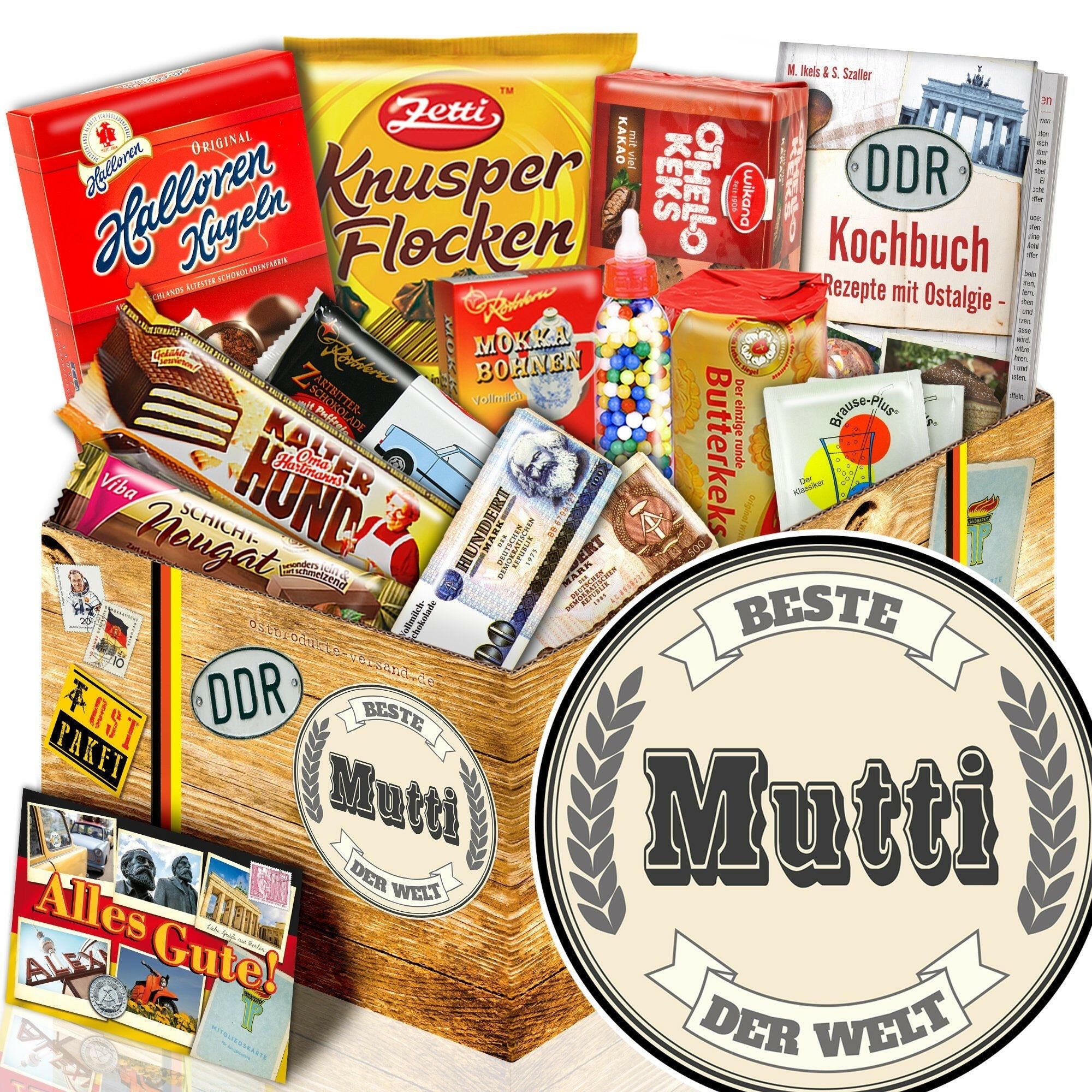 Beste Mutti - Süßigkeiten Set DDR L - Ossiladen I Ostprodukte Versand
