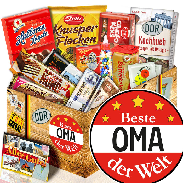 Beste Oma - Süßigkeiten Set DDR L - Ossiladen I Ostprodukte Versand