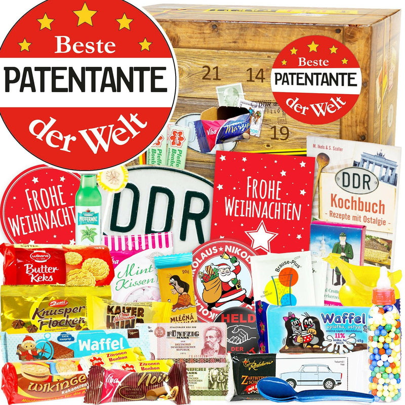 Beste Patentante - DDR Adventskalender - Ossiladen I Ostprodukte Versand