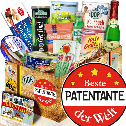 Beste Patentante - Spezialitäten Set M - Ossiladen I Ostprodukte Versand