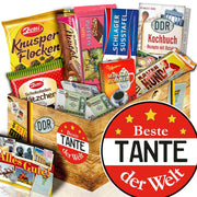 Beste Tante - Geschenkset Ostpaket "Schokoladenbox M" - Ossiladen I Ostprodukte Versand