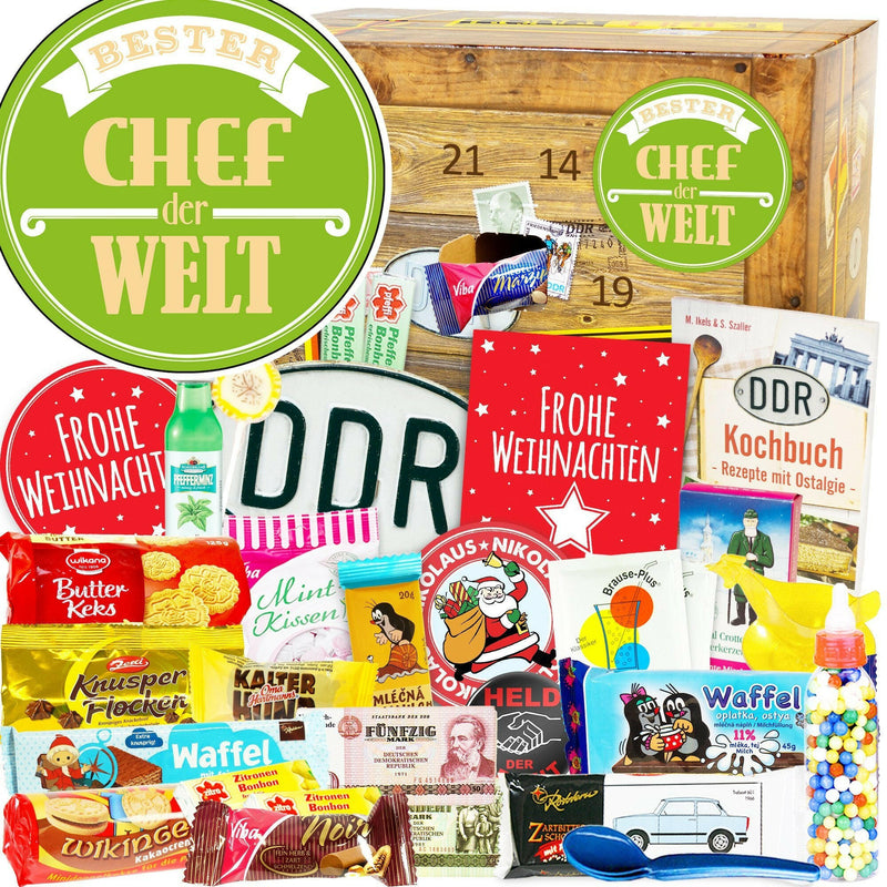 Bester Chef - DDR Adventskalender - Ossiladen I Ostprodukte Versand