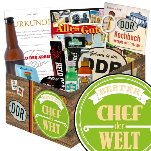 Bester Chef - Geschenkset Ostpaket "Männer Box" - Ossiladen I Ostprodukte Versand