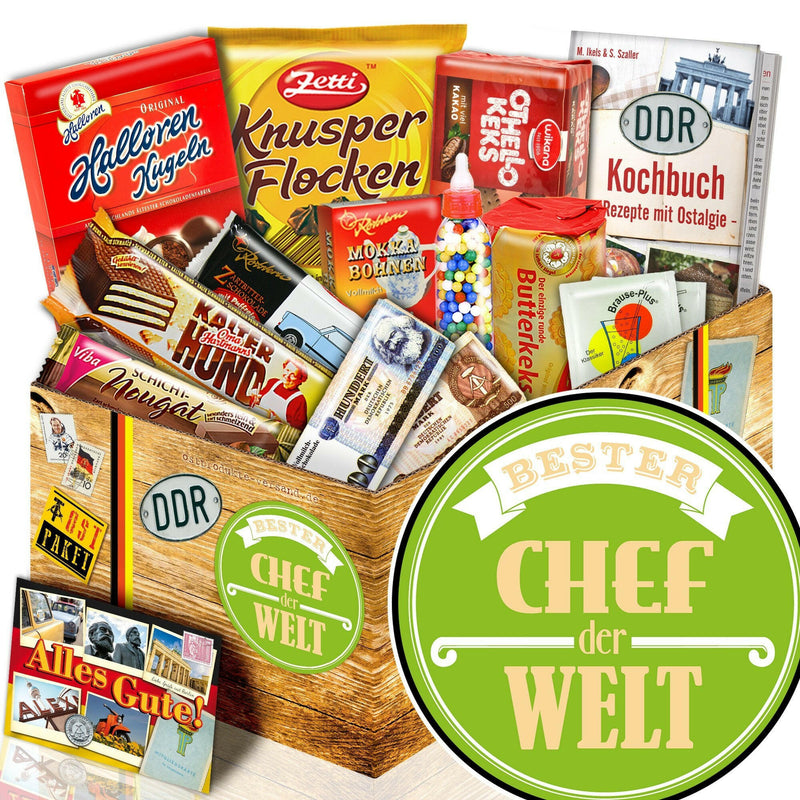Bester Chef - Süßigkeiten Set DDR L - Ossiladen I Ostprodukte Versand