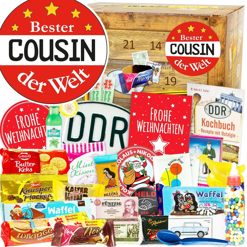 Bester Cousin - DDR Adventskalender - Ossiladen I Ostprodukte Versand