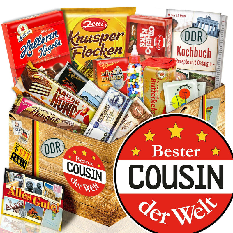 Bester Cousin - Süßigkeiten Set DDR L - Ossiladen I Ostprodukte Versand