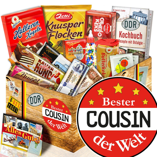 Bester Cousin - Süßigkeiten Set DDR L - Ossiladen I Ostprodukte Versand