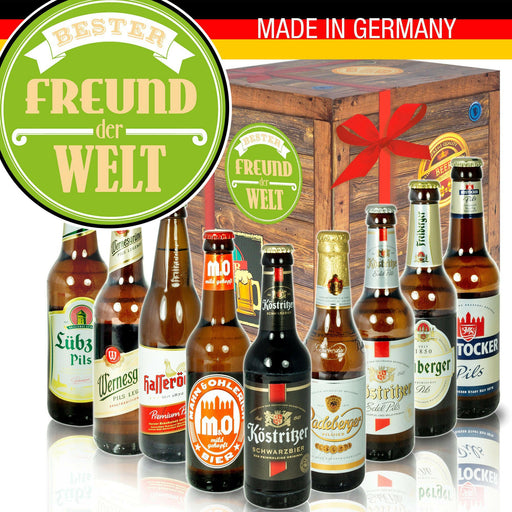 Bester Freund - Geschenkbox "Ostbiere" 9er Set - Ossiladen I Ostprodukte Versand