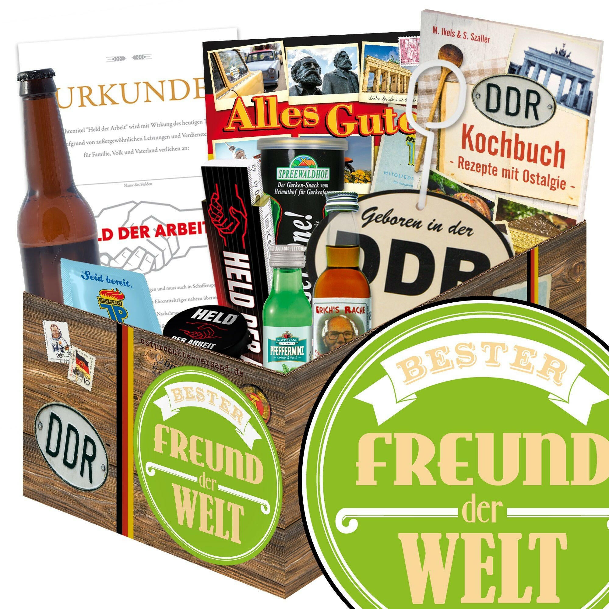 Bester Freund - Geschenkset Ostpaket "Männer Box" - Ossiladen I Ostprodukte Versand