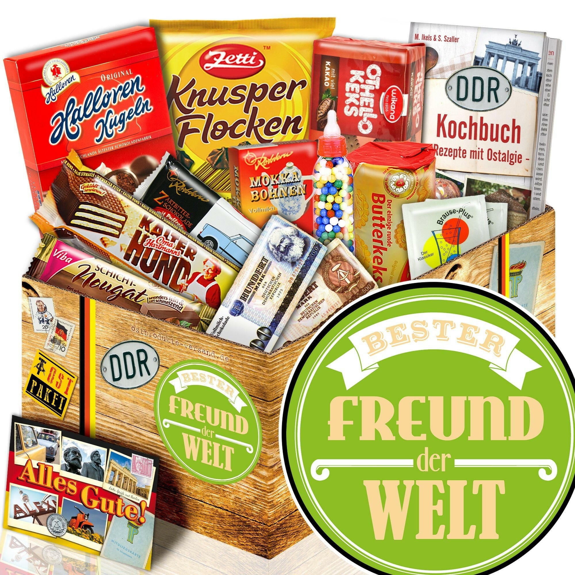Bester Freund - Süßigkeiten Set DDR L - Ossiladen I Ostprodukte Versand