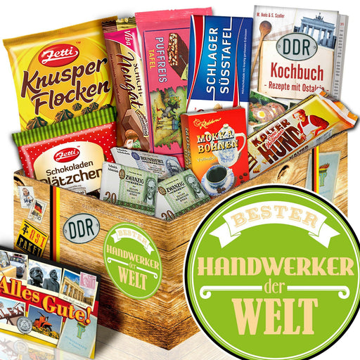 Bester Handwerker - Geschenkset Ostpaket "Schokoladenbox M" - Ossiladen I Ostprodukte Versand