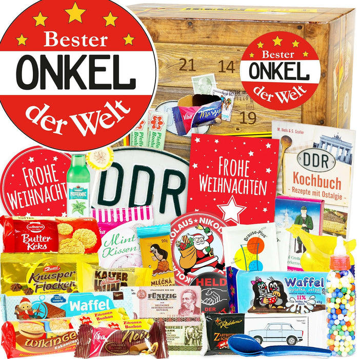 Bester Onkel - DDR Adventskalender - Ossiladen I Ostprodukte Versand